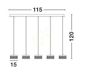 MINEROS Luces Exclusivas Pendelleuchte LE44583 3 MINEROS Luces Exclusivas Pendelleuchte LE44583 small 3