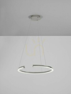 LED-Pendelleuchte Luces Exclusivas ORINOCO LE44530 silber 64 cm 3500 K small 1