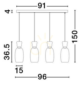 PERENE Pendelleuchte von Luces Exclusivas LE44469 small 2