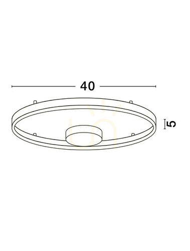 Prüfen Plafond SULLANA Luces Exclusivas LE44869