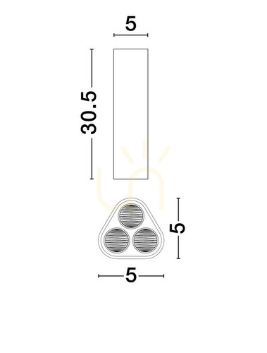 Prüfen TACHIRA Plafond Luces Exclusivas LE44914
