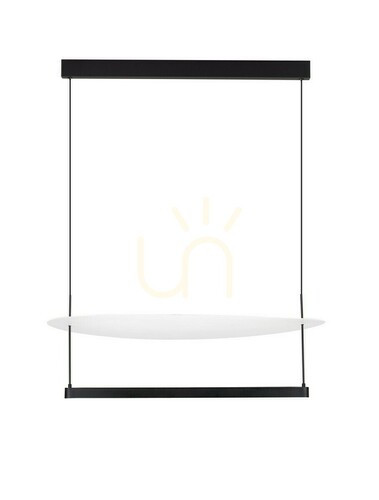Prüfen Luces Exclusivas TIRAQUE LE44630 LED-Pendelleuchte schwarz-weiß