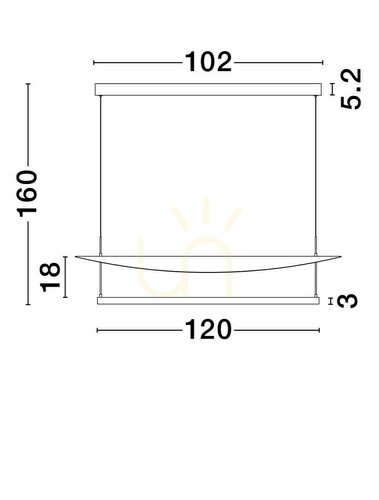 Prüfen TIRAQUE Pendelleuchte von Luces Exclusivas LE44635