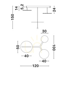 TIRAQUE Pendelleuchte von Luces Exclusivas LE44637 small 1