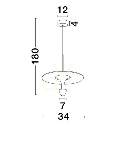 Prüfen UCURENA Luces Exclusivas Pendelleuchte LE44640