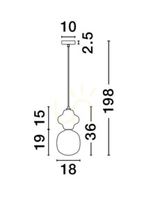 VILROSA Luces Exclusivas Pendelleuchte LE44556 3 VILROSA Luces Exclusivas Pendelleuchte LE44556 small 3