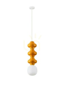 Luces Exclusivas VILROSA LE44567 Pendelleuchte orange-weiß E14 small 0