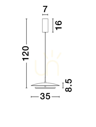 Prüfen VITICHI Luces Exclusivas Pendelleuchte LE44734