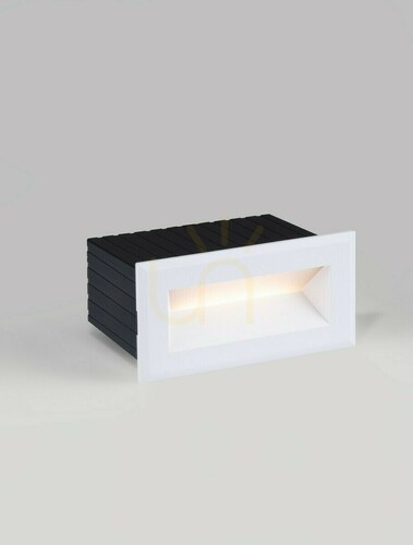 Prüfen Weiße Außen-Wandeinbauleuchte Luces Exclusivas CLEMENTE LE73771 LED 1 W 3000 K IP54