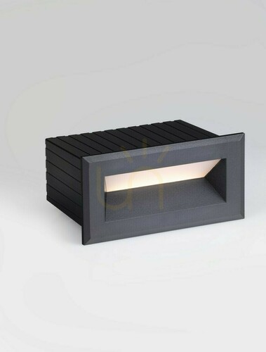 Prüfen Luces Exclusivas CLEMENTE LE73772 LED-Wandeinbauleuchte außen, mattschwarz, 1 W 3000 K
