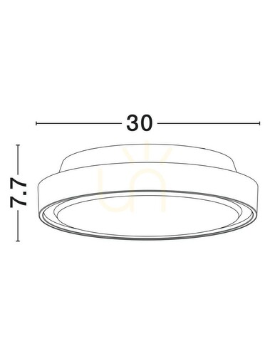 Prüfen MOLLENDO Luces Exclusivas Outdoor Plafonds LE73767