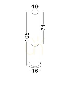 MONSECA Luces Exclusivas Beleuchtungspfosten LE75105 small 3