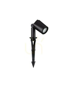 Schwarzer Garten-Erdspießstrahler Luces Exclusivas TRASERA LE75162 GU10 IP65 small 2