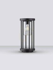 Luces Exclusivas MONTIVA LE75172 Pollerleuchte, Anthrazit, 35 cm, E27 small 1