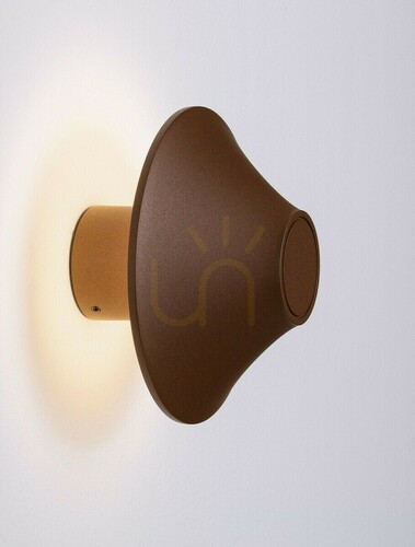 Prüfen Außenwandleuchte Luces Exclusivas QUERILO LE75187, LED 11 W, 993 lm, 3000 K, ø16 cm, Cortenoptik, IP54