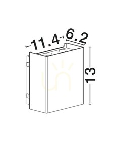 TORENZA Außenwandleuchte von Luces Exclusivas LE75216 1 TORENZA Außenwandleuchte von Luces Exclusivas LE75216 small 1