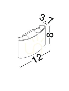 CALMERO Wandleuchte für draußen von Luces Exclusivas LE75220 small 2