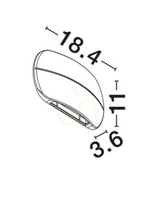 Luces Exclusivas FARDANO LE75227 LED-Außenwandleuchte, mattschwarz, 10 W, 3000 K small 2