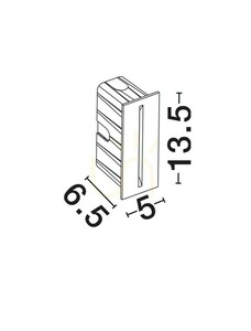 LED-Außenwandleuchte CANIVRA Luces Exclusivas LE75328, Anthrazit small 3