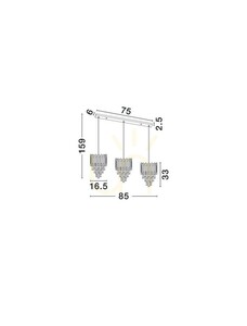 PELAVRO Luces Exclusivas Pendelleuchte LE45106 small 3