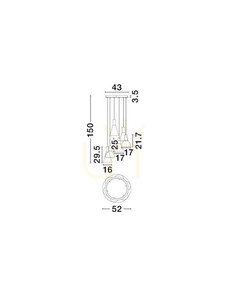 SARDUNO Pendelleuchte von Luces Exclusivas LE45139 small 3