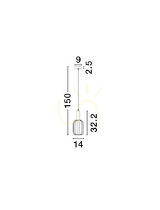 QUERISA Pendelleuchte von Luces Exclusivas LE45215 3 QUERISA Pendelleuchte von Luces Exclusivas LE45215 small 3