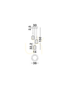 QUERISA Pendelleuchte von Luces Exclusivas LE45216 small 3