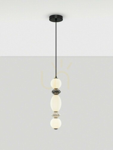 Prüfen Luces Exclusivas MONRETA LE45232 graue LED-Pendelleuchte 14 W
