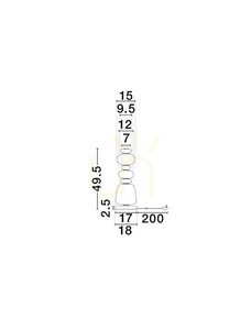 FELANZO Luces Exclusivas Tischleuchte LE45244 small 3