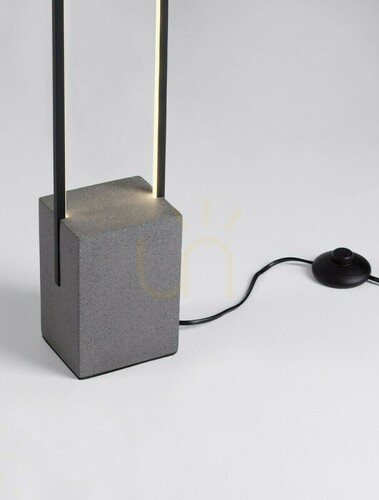 Prüfen Luces Exclusivas DOMAIRA LE45292 Stehleuchte schwarz, LED 26 W 1431 lm 3000 K, 160,5 cm