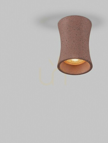 Prüfen Deckenstrahler Luces Exclusivas BELVIRO LE45298 Rot Beton GU10