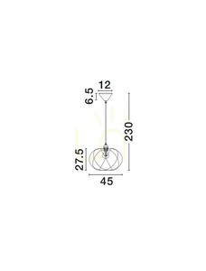 REVENDO Luces Exclusivas Pendelleuchte LE45315 small 3