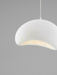 PALINZA Pendelleuchte, weiß, 50 cm, E27, Luces Exclusivas LE45317 small 2