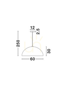Pendelleuchte Luces Exclusivas NAVIRTA LE45339 weiß Ø60 cm E27 small 3