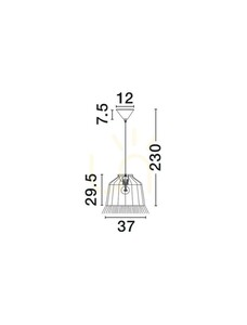 FANLIZA Luces Exclusivas Pendelleuchte LE45359 small 3