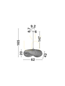 NULVERO Luces Exclusivas Pendelleuchte LE45365 small 3