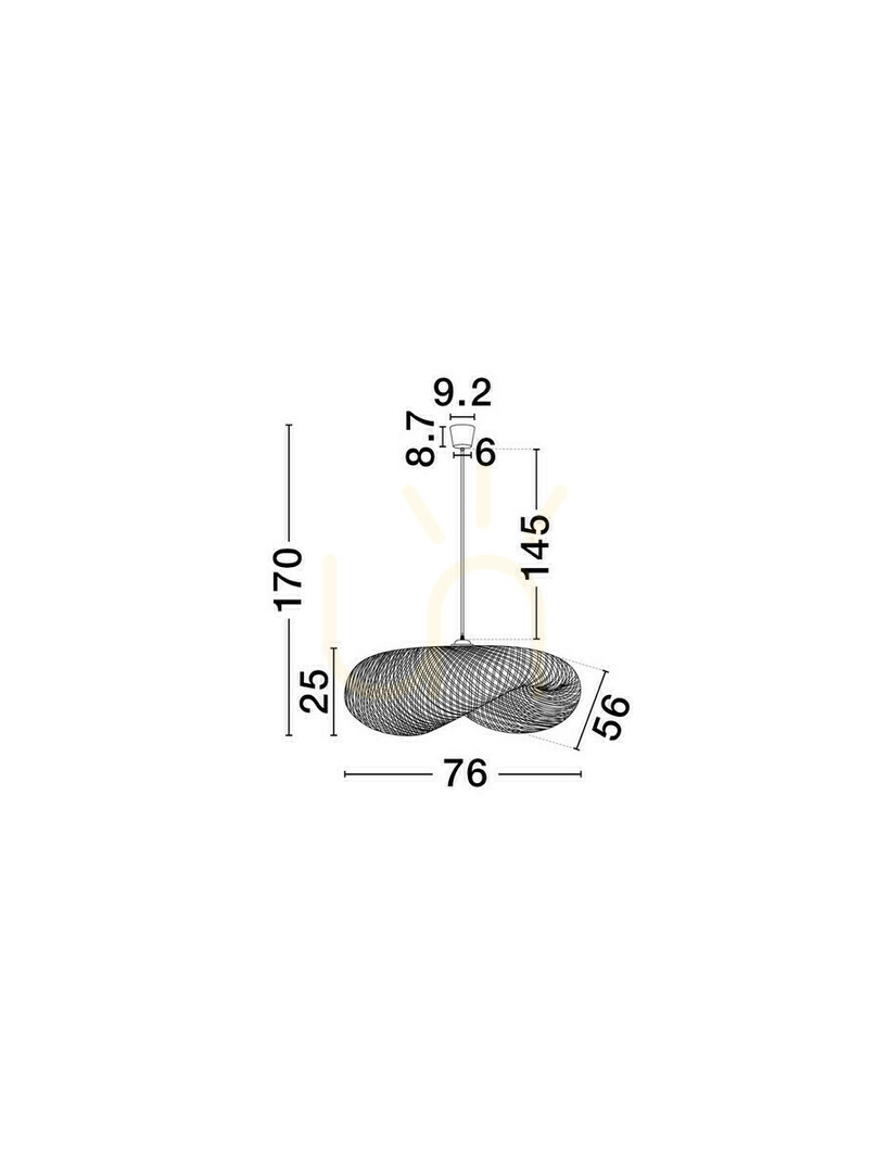 Zeige NULVERO Luces Exclusivas Pendelleuchte LE45366 NULVERO Luces Exclusivas Pendelleuchte LE45366