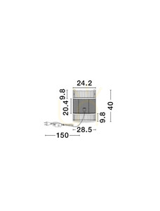 CANDEZA Wandleuchte von Luces Exclusivas LE45371 1 CANDEZA Wandleuchte von Luces Exclusivas LE45371 small 1