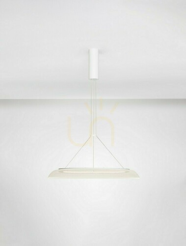 Prüfen LED-Pendelleuchte Luces Exclusivas PANVIRA weiß 59,5 cm 43 W LE45390