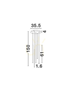 NOVENCIO Luces Exclusivas Pendelleuchte LE45463 4 NOVENCIO Luces Exclusivas Pendelleuchte LE45463 small 4