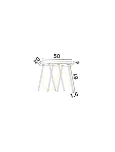 Luces Exclusivas NOVENCIO LE45465 Pendelleuchte, 6 Stäbe, schwarz, LED 17 W 3000 K small 4
