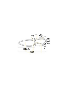 Plafond ALONTRA Luces Exclusivas LE45499 3 Plafond ALONTRA Luces Exclusivas LE45499 small 3