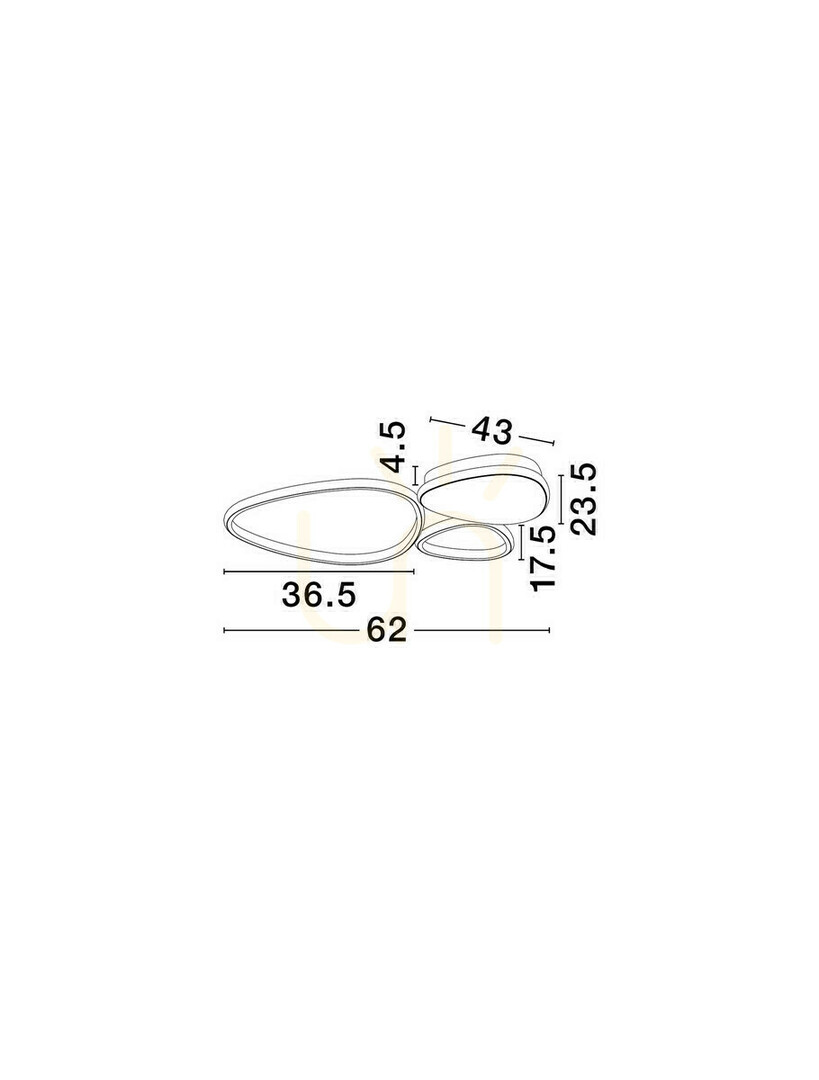 Anzeige Plafond ALONTRA Luces Exclusivas LE45499 Plafond ALONTRA Luces Exclusivas LE45499