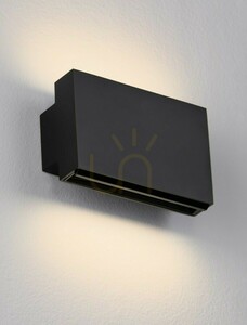 Schwarze LED-Wandleuchte LORANCA LE45563 10 W 487 lm 3000 K small 3