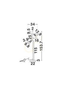 MARENZO Luces Exclusivas Stehleuchte LE45612 small 3