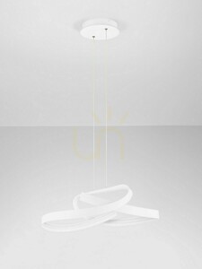 Weiße LED-Pendelleuchte ALAGON Luces Exclusivas LE45714, 60 cm small 1