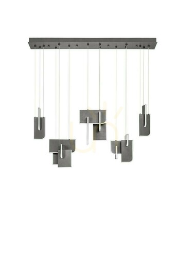 Prüfen Pendelleuchte ALBAIDA Luces Exclusivas LE45726 LED 20 W grau
