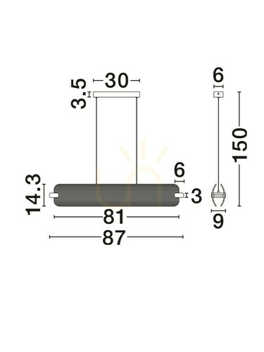 Prüfen ALBERI Luces Exclusivas Pendelleuchte LE45736