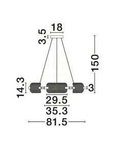 ALBERI Luces Exclusivas Pendelleuchte LE45737 small 5