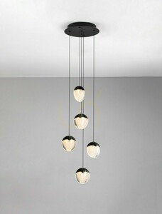 Pendelleuchte Luces Exclusivas ALCUDIA LE45755 schwarz LED 25 W 3000 K 33 cm small 2
